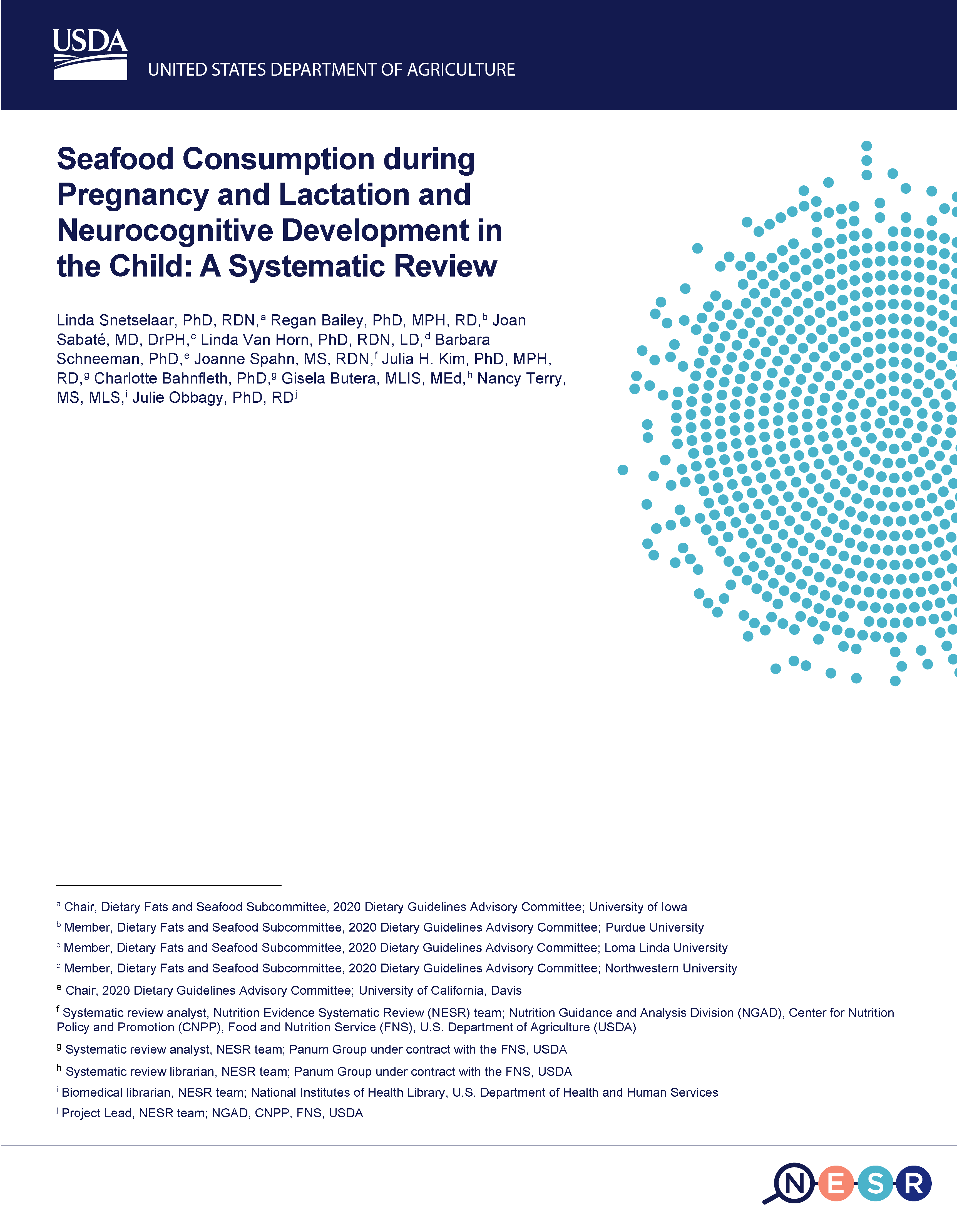 Cover of relationship between seafood consumption in pregnancy and lactation and neurocognitive development